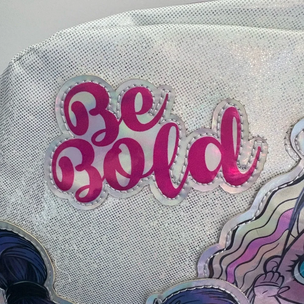 L.O.L. Surprise! Silver and Purple Kids Backpack